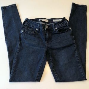 Bullhead Womens Lowrise Skinniest Dark Wash Jeans0